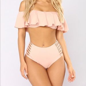 Off the shoulder bathing suit